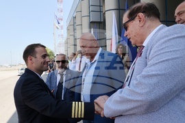 Летище София - товарен самолет Боинг 747 - посрещане