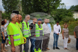 Благоевград - улица "Промишлена" - първа копка