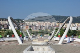 Кърджали - пешеходен мост - откриване