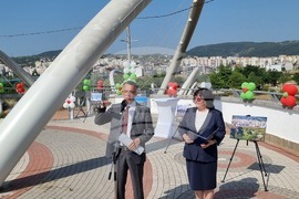 Кърджали - пешеходен мост - откриване