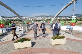 Кърджали - пешеходен мост - откриване