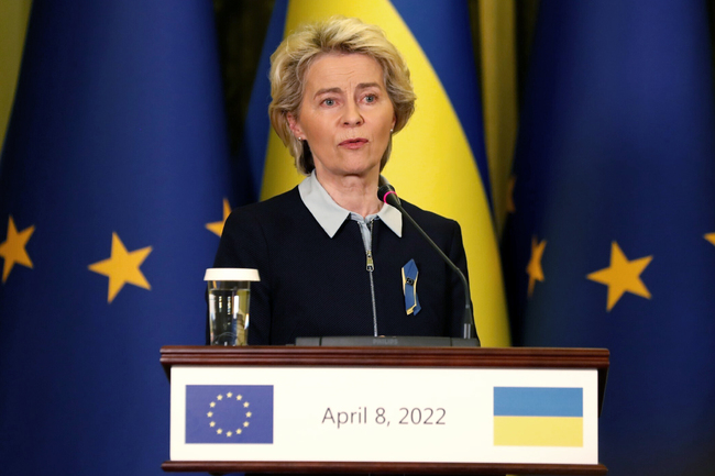 Русия е заплашена от разпадане, Украйна има европейско бъдеще, заяви председателката на Европейската комисия
