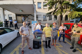 Република Северна Македония - хора с диабет - предупредителен протест