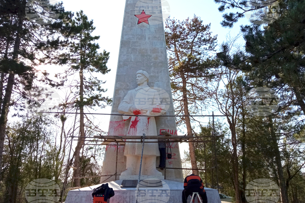 Добрич - паметник - почистване