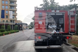 Пловдив - Пожар на Гребната база