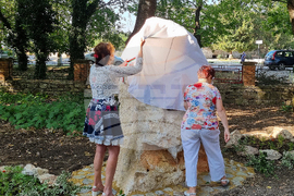 Село Гурково - Йордан Кръчмаров - паметник - откриване