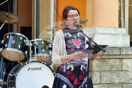 Село Гурково - Йордан Кръчмаров - паметник - откриване - Наталия Георгиева