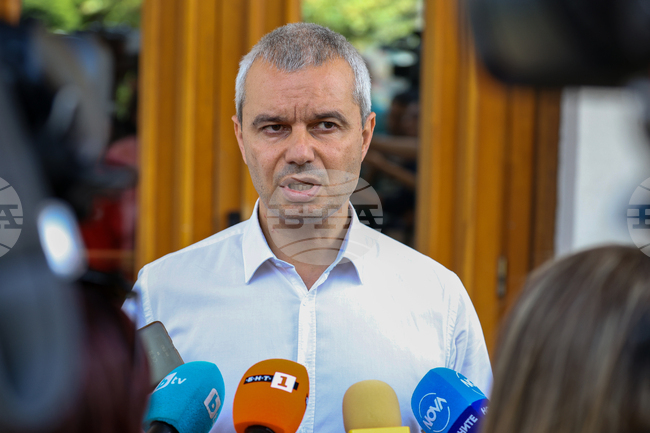 Костадин Костадинов - брифинг