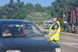 Село Топола - акция - полиция