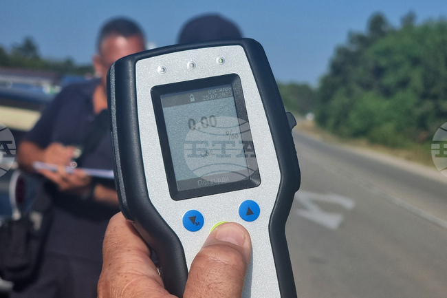 В Търговищко задържаха мъж, шофирал с 3,22 промила алкохол