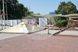 Варна - Алея на книгата - подготовка