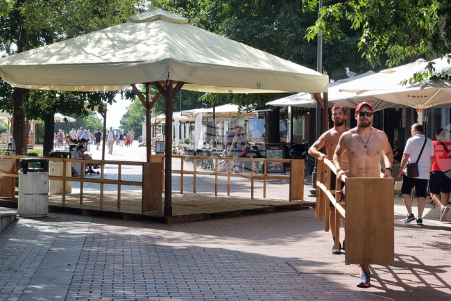  Варна - Алея на книгата - подготовка