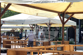 Варна - Алея на книгата - подготовка