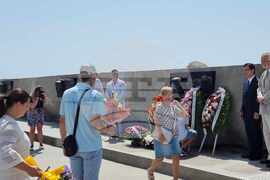 Свети Влас - барелеф - японски самурай - откриване