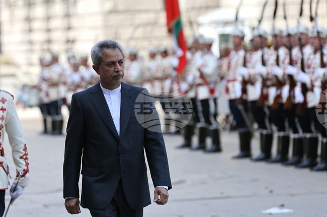 Посланик на Ислямска република Иран - Алиреза Ирваш - акредитивни писма - връчване