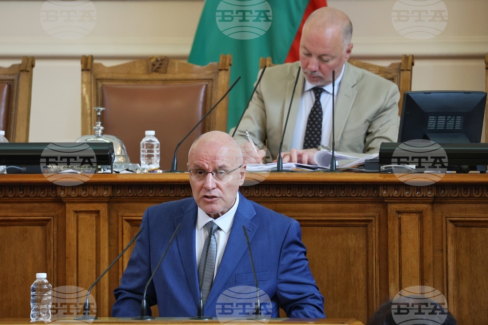 Парламент - заседание - Димитър Радев