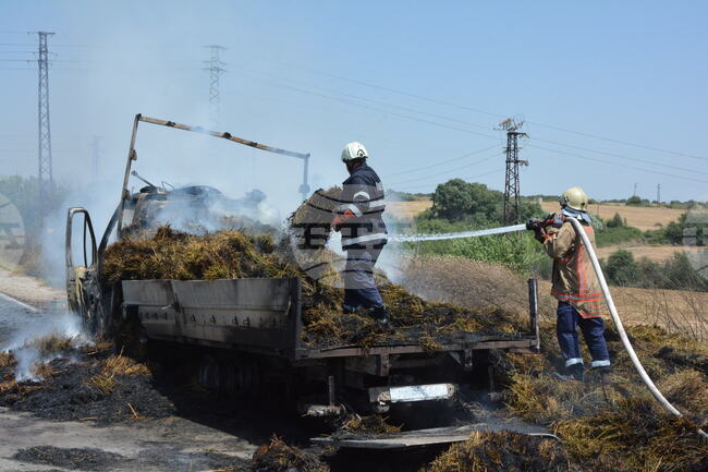 Хасково - камион - пожар