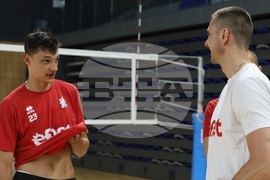 Волейбол - мъже - национален отбор - тренировка