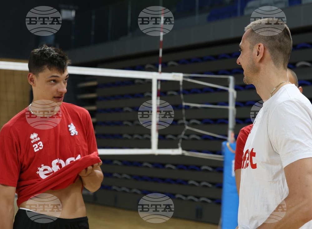 Волейбол - мъже - национален отбор - тренировка