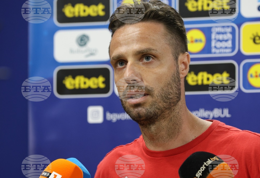 Волейбол - мъже - национален отбор - тренировка -  Теодор Салпаров