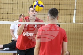 Волейбол - мъже - национален отбор - тренировка