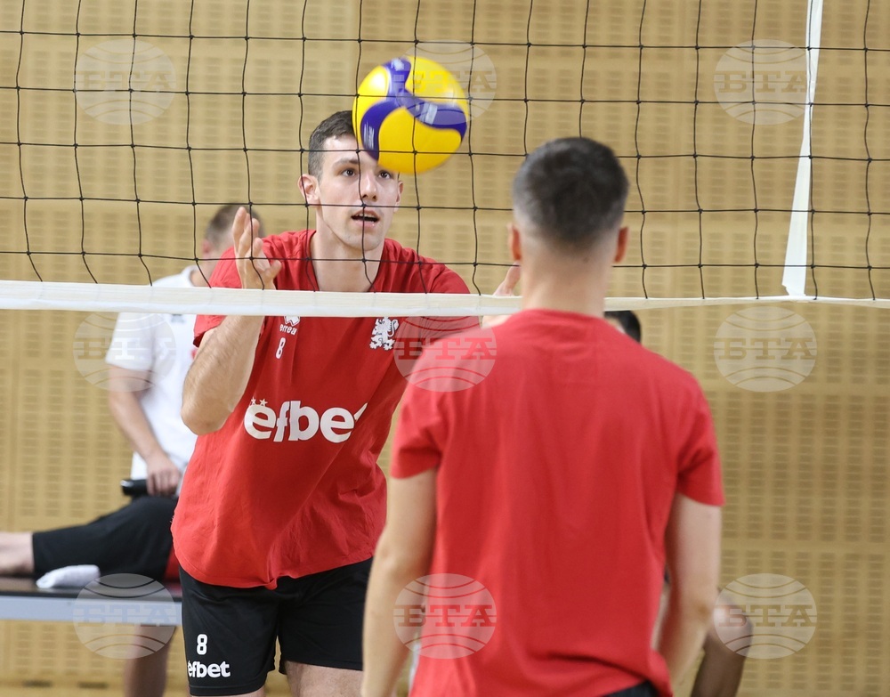 Волейбол - мъже - национален отбор - тренировка