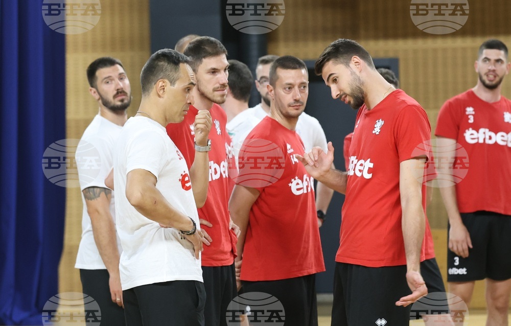 Волейбол - мъже - национален отбор - тренировка