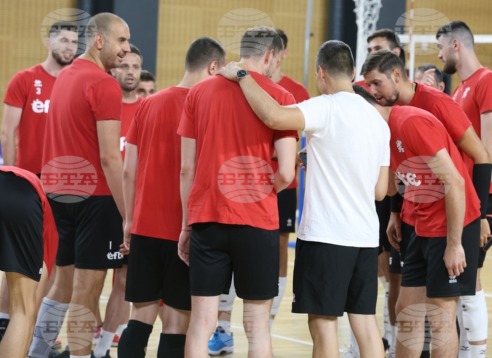 Волейбол - мъже - национален отбор - тренировка