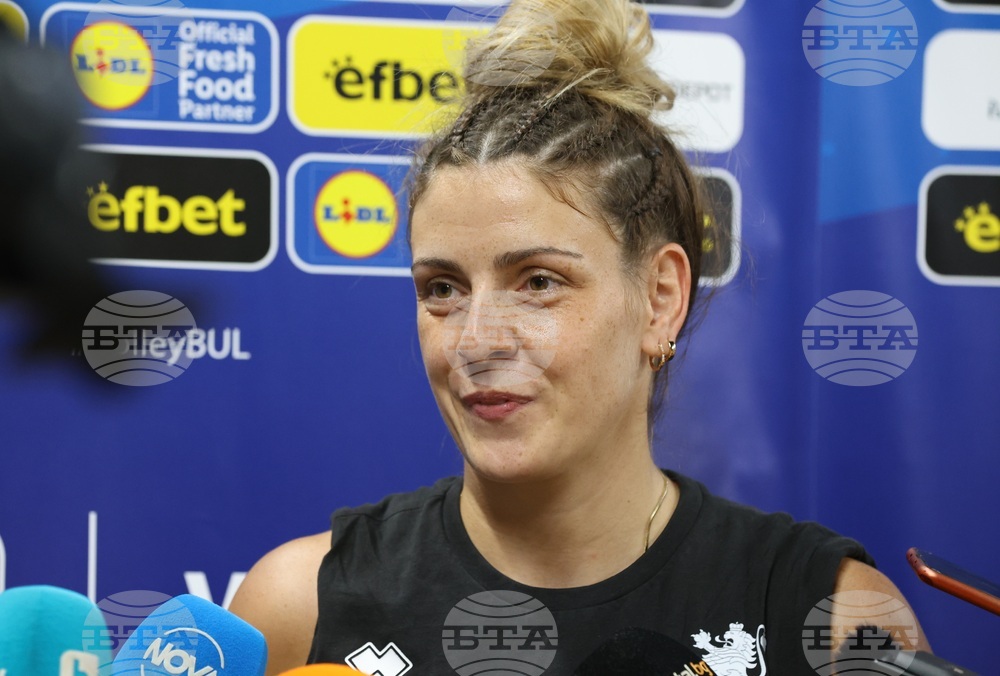 Волейбол - жени - национален отбор - тренировка