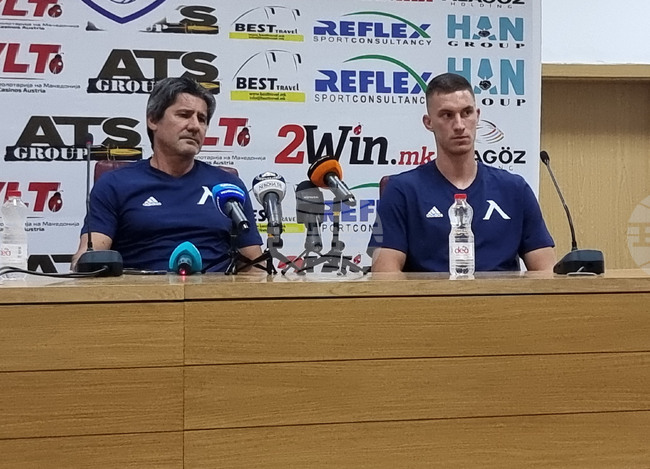 Република Северна Македония - футбол - ПФК "Левски" - пресконференция