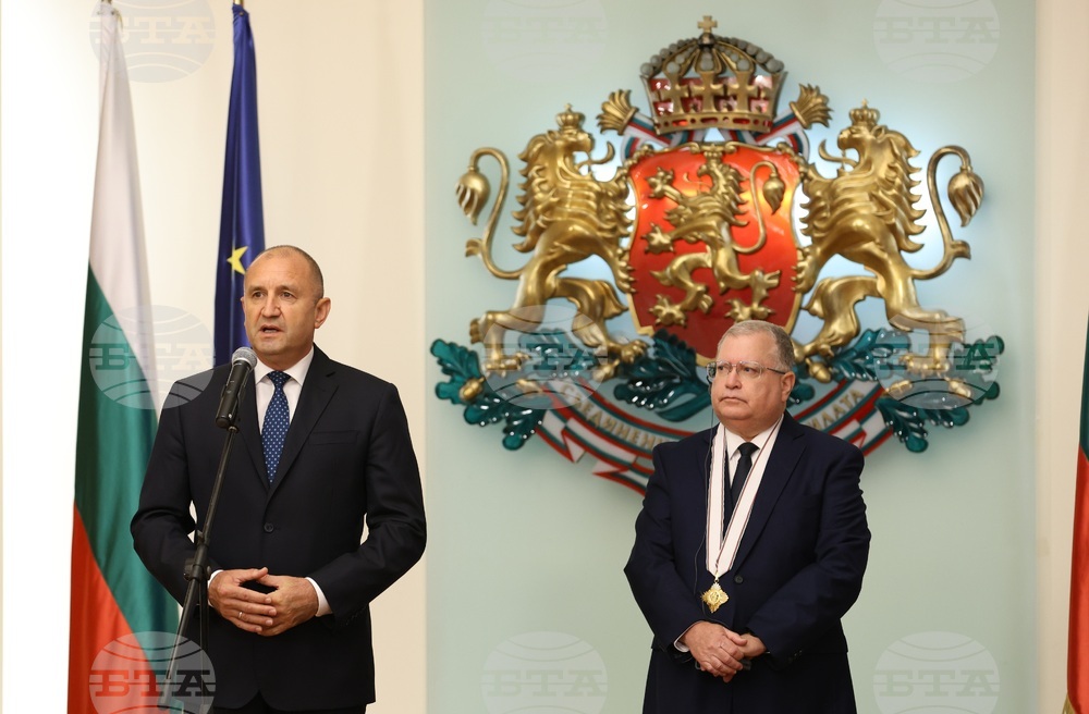 Румен Радев - Йорам Елрон - орден „Мадарски конник“