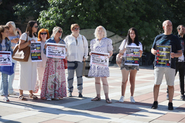 Благоевград - протест - кучета