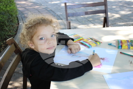 Разград - Панаир на киселото мляко - рисуване на открито