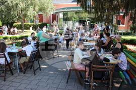 Разград - Панаир на киселото мляко - рисуване на открито