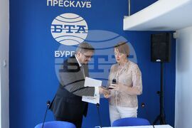 Национален пресклуб на БТА Бургас - Областна управа - награда за БТА