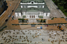 Булевард "Цар Освободител" - жълти павета - ремонт