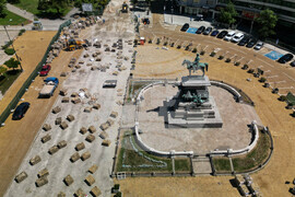 Булевард "Цар Освободител" - жълти павета - ремонт