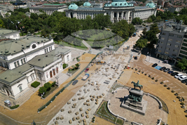 Булевард "Цар Освободител" - жълти павета - ремонт