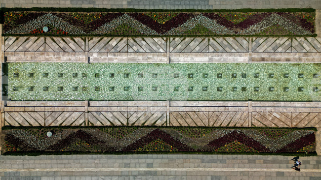 НДК - фонтани - изглед