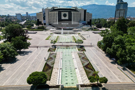 НДК - фонтани - изглед