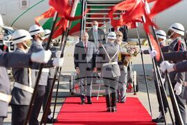 Португалия - президент - посрещане