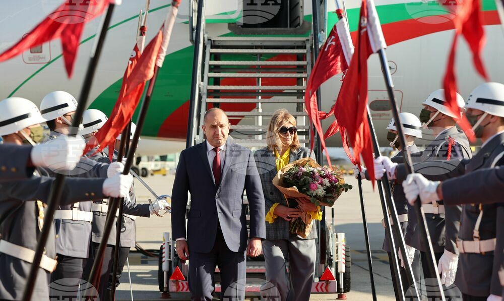 President Radev Arrives on Three-Day State Visit to Portugal