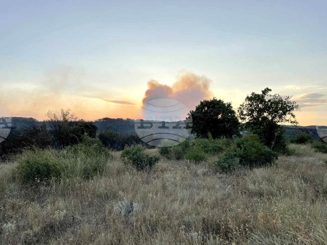 Ивайловград - Източни Родопи - пожар - гасене