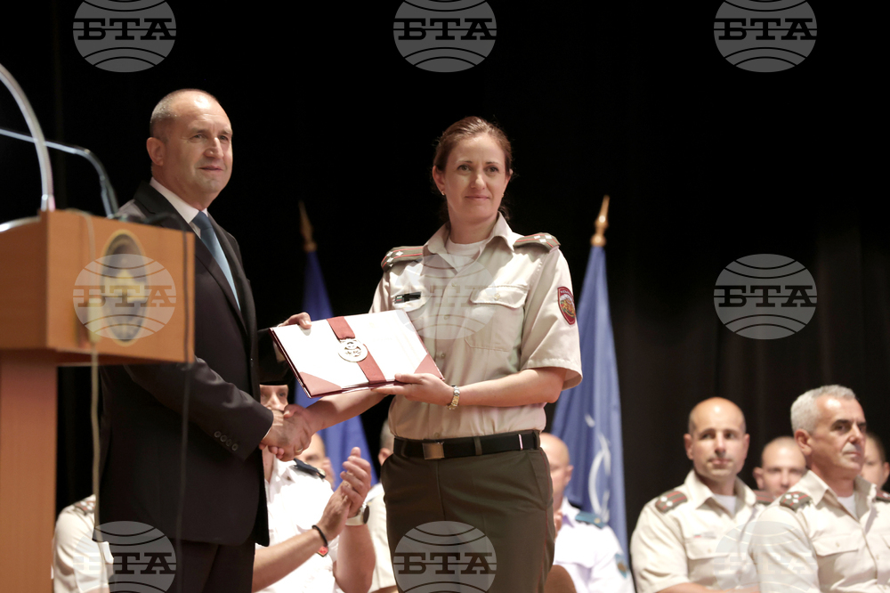 Военна академия „Г. С. Раковски“ - връчване на дипломи - Румен Радев