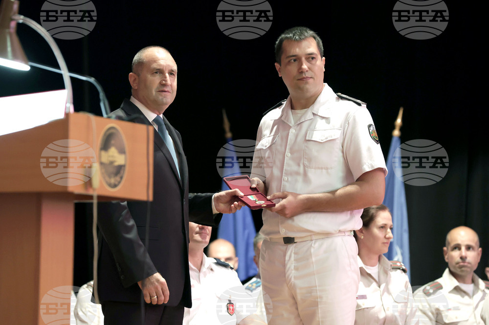 Военна академия „Г. С. Раковски“ - връчване на дипломи - Румен Радев