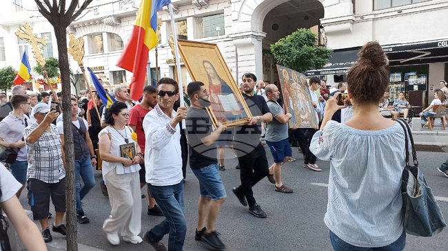 Румъния - „Християнски марш” - демонстрация 