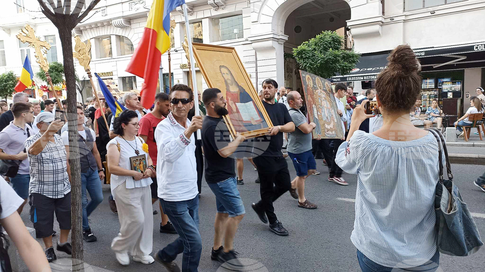 Румъния - „Християнски марш” - демонстрация