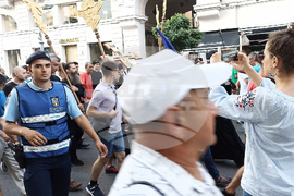 Румъния - „Християнски марш” - демонстрация