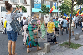 Румъния - „Християнски марш” - демонстрация