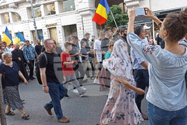 Румъния - „Християнски марш” - демонстрация